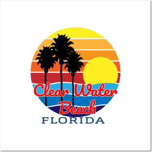 Clear Water Beach Florida Posters and Art